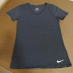 Nike Dri-FIT ボーダー Vネック Tシャツ Mのサムネイル