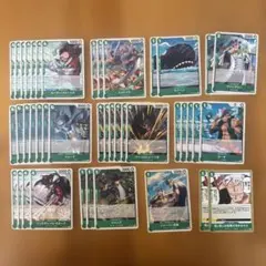 【即購入OK】ワンピース　神の島の冒険　緑デッキ　まとめ売り