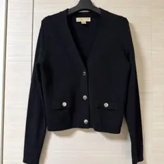 未使用！MICHAEL MICHAEL KORS 長袖カーディガン ブラック Sのサムネイル