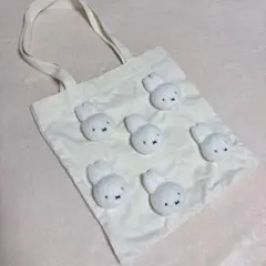 merry jenny ミッフィー もこもこmiffyトートバッグ アイボリーのサムネイル