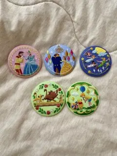 ディズニー　刺繍ピンバッジ 5個セット