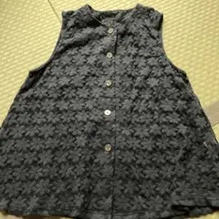 花刺繍ベストジレ