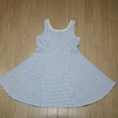 ブルーギンガムチェック♡ミニワンピース