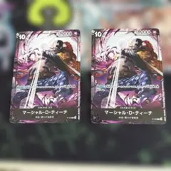 マーシャル・D・ティーチ 交流会 プロモ 2枚 - メルカリ