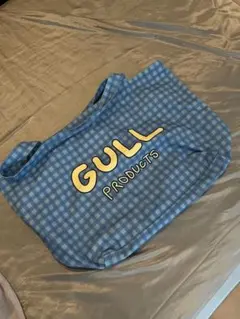 完売品]comgullprodactsひきこもりBAG ネイビー秋チェックロゴ - メルカリ