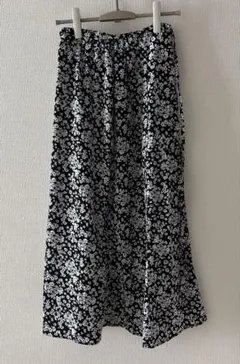 heather 花柄ロングスカート
