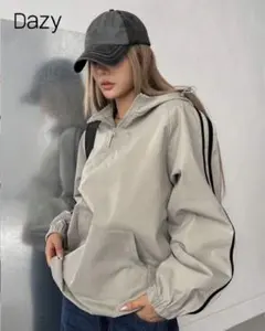 【新品タグ付き】フード付きマウンテンパーカー レディース