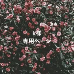k様 専用ページ