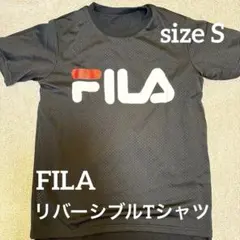 FILA リバーシブルTシャツ　ブラック