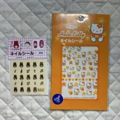 ハローキティ＆マイメロディ　ネイルシール　1998