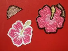 現品限り⟡.·うちわデコ パーツ ねこ耳日焼けピンク3点セット