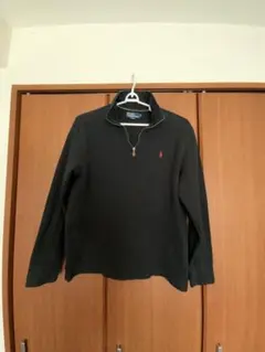 Polo by Ralph Lauren 黒 L ハーフジップ　トレーナー