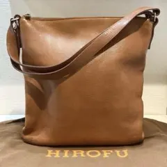 【美品】HIROFU レザー　ショルダーバッグ　2way ブラウンのサムネイル