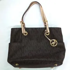 Michael Kors ショルダーバッグ 総柄ブラウン
