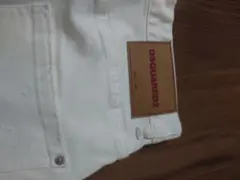 DSQUARED2 Skater Jean ホワイトデニム 46