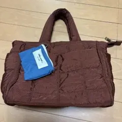 niko and... キルティング トートバッグ ブラウンのサムネイル