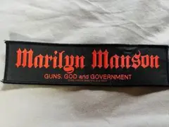 Marilyn Manson マリリンマンソンワッペン パッチ