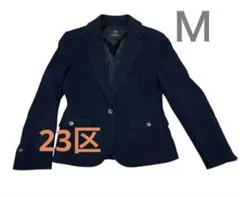 着回しやすい黒色❣️23区 ジャケット 38 Mサイズ フォーマル レディース 黒
