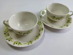 アフタヌーンティーAfternoonTea カップ&ソーサー 2個セット