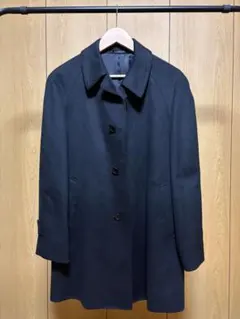 ユニクロ チェスターコート カシミヤ混 ネイビー Mサイズ 409337