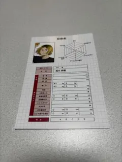 ハイキュー　研磨　体力測定ポストカード　アニメイト