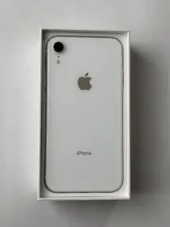 iPhone XR 64GB ホワイト　箱付き　SIMフリー