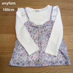 anyFam 長袖リブカットソー