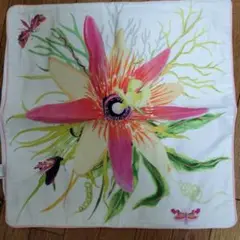 花柄クッションカバー 40x40 cm