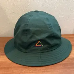 田*ん様 P-240 緑色 バケットハット カラフルロゴ刺繍