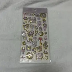 エクランウルーシール　メロディ立体シールかわいいキラキラ