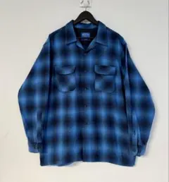 超超スペシャル 90s ペンドルトン オンブレ チェック シャツ L ブルー