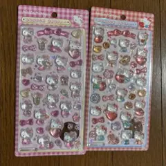 ハローキティ　ボンボンドロップシール　2シートセット