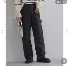 ハグユー　ペインターパンツ　ワイドパンツのサムネイル