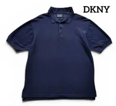 DKNY ダナ・キャラン ニューヨーク ネイビー ポロシャツ Lサイズのサムネイル