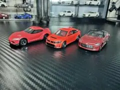 トミカくじ 　02スポーツカーセットメタリックレッドエディションのサムネイル