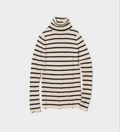 UNIQLO メリノリブタートルネックセーター サイズUK S
