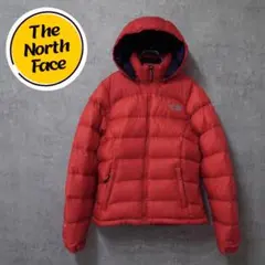 ノースフェイス 700FP ダウンジャケット レッド レディース M 182
