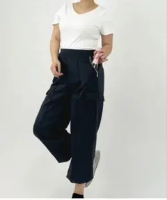 CINEMATIQ ストレッチカーゴパンツ ブラック　元鈴木さん 2025年最新】ストレッチカーゴパンツ cinematiqの人気アイテム