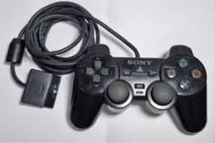SONY PlayStation 2 コントローラー ブラック　動作確認済み