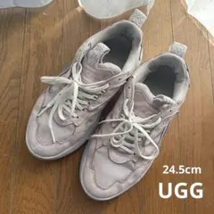 希少レア　UGG W CA1 メッシュ　スニーカー　24.5cm ピンク紫