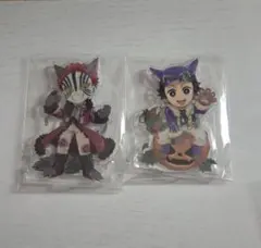 鬼滅の刃 ハロウィン2025 アクリルスタンドA 猗窩座 竈門炭治郎 2個セット