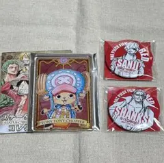 ONEPIECE ステータスカードコレクション、缶バッジ