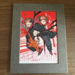 呪術廻戦 虎杖悠仁＆両面宿儺 刺繍アートボード