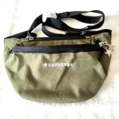 CONVERSE ボディバッグ ウエストポーチ　グリーン系