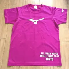 ⭐︎MIZUNO ミズノ　卓球Tシャツ　ピンク⭐︎XS 大会限定Tシャツ