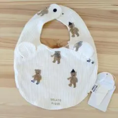 【新品】gelato pique ジェラートピケ くま テディベア スタイ ②