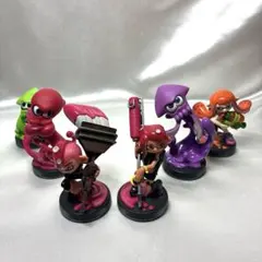スプラトゥーン amiiboセット 6体 タコボーイのみジャンク品