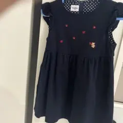 familiar ネイビー ワンピース 90