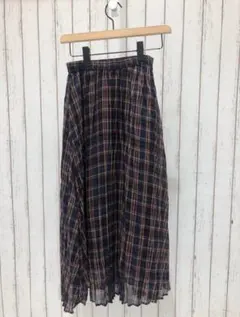 チェック オレンジ