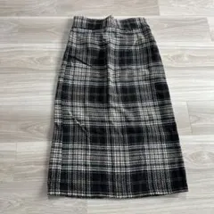 チェック柄 タイトスカート Lサイズ